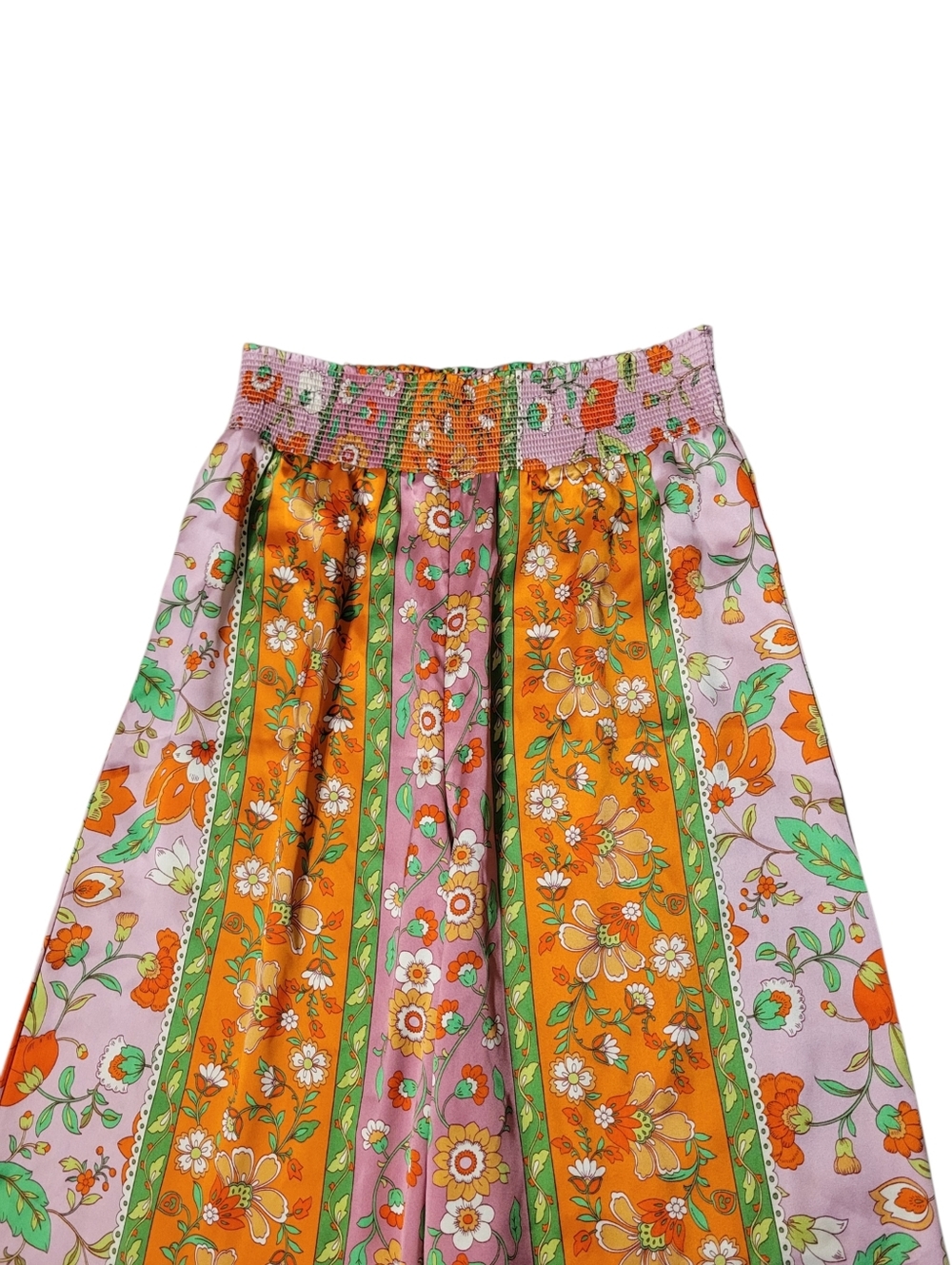 House Of Harlow Wide Leg Floral Boho Pants - Picture 3 of 7